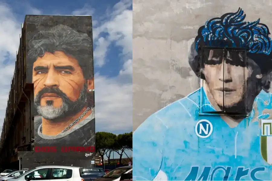 murales di maradona