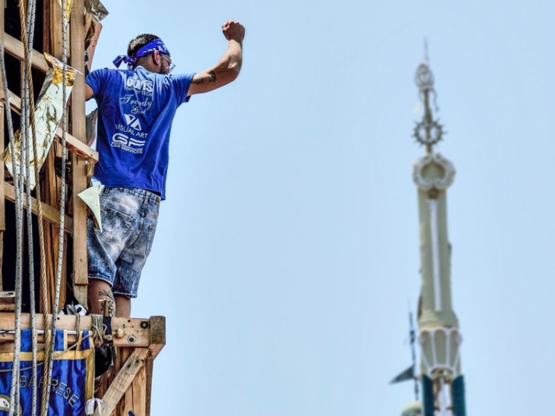 percorso festa dei gigli a barra
